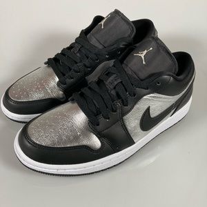 Nike Air Jordan 1 Low Silver Toe Women’s